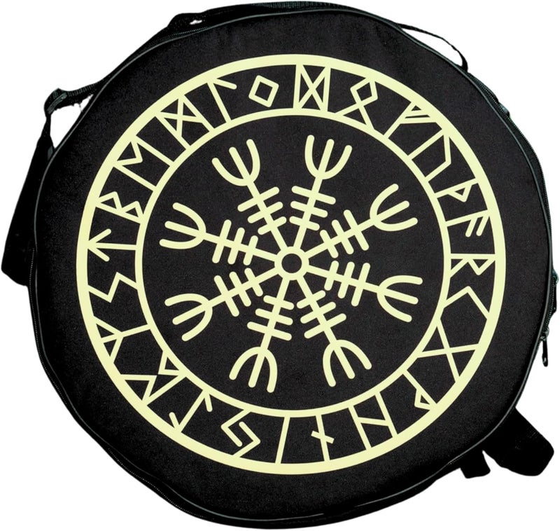ARW Shamanic Drums Bag, Bodhran Drum Bag, Handmade Frame Drum Bag, Hand Drum Protection (18×6 Inches) - Image 1